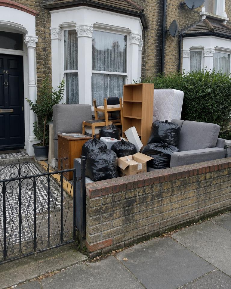 Front-garden clear-out
